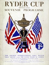 Official Souvenir Programme for the Ryder Cup, 1933. Artist: Unknown