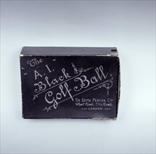 A1 Black Golf Ball, 1894. Artist: Gutta Percha Co