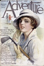 Cover of Adventure magazine, September 1916. Artist: Unknown
