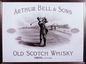 Poster for Arthur Bell and Sons Old Scotch Whisky, c1900. Artist: Unknown