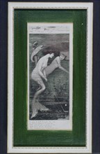 Mermaids playing golf, American, 1920s. Artist: Richard Felton Outcault