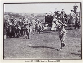 John Ball, British Amateur Champion, 1910. Artist: Unknown