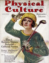 Cover of Physical Culture magazine, American, September c1930s. Artist: Unknown