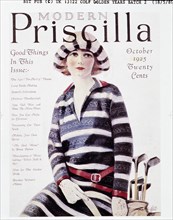 Cover of Modern Priscilla magazine, October 1925. Artist: Unknown