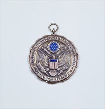 Silver contestants medal, USGA Amateur Championship, 1894. Artist: Unknown