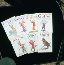 Collection of The American Golfer magazines, 1920s. Artist: Unknown