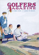 Cover of Golfers Magazine, American, August 1915. Artist: Unknown