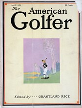 Cover of The American Golfer, April 1928. Artist: Unknown
