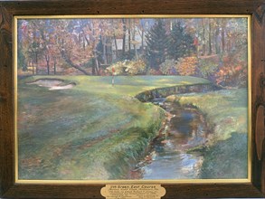 The hole that Bobby Jones completed his Grand Slam (1930), American, 1963. Artist: Unknown