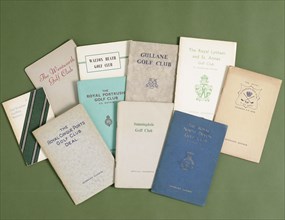 Various golf club handbooks and rulebooks, early 20th century. Artist: Unknown