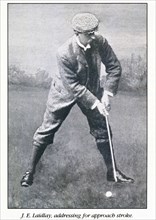 Portrait of golfer JE Laidlay, c1896. Artist: Unknown