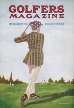 Cover of Golfers Magazine, Chicago, October 1915. Artist: Unknown