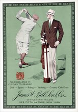 Advertisement for James W Bell Sons and co, gentlemen tailors, c1930. Artist: Unknown