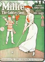 Millie - The Caddie's Song, sheet music cover, American, 1901. Artist: Unknown