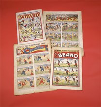 Children's comics with golfing themes, c1950s-c1960s. Artist: Unknown