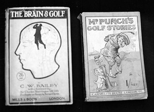 The Brain & Golf and Mr Punch's Golf Stories, books, British, c1900. Artist: Unknown