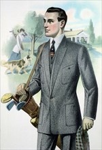 Men's golfing fashions, c1910. Artist: Unknown