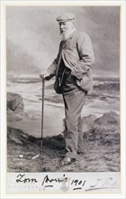 Signed photograph of Tom Morris, British, 1901. Artist: Unknown