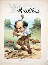 Puck magazine cover, August 19, 1903. Artist: Unknown