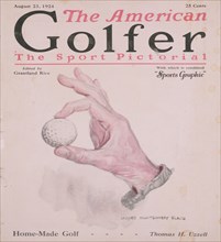 Cover of The American Golfer, August 23, 1924. Artist: Unknown