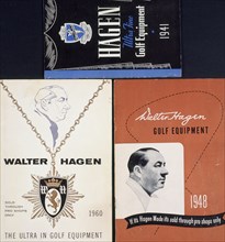 Walter Hagen golf equipment catalogues, 1941-1960. Artist: Unknown