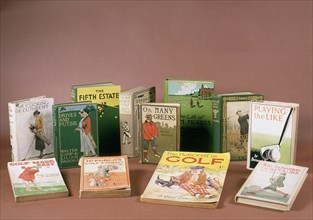 Golfing books, c1920-c1950. Artist: Unknown
