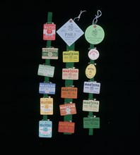 Selection of Masters tickets, 1964-1989. Artist: Unknown