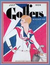 Cover of Golfers Magazine, American, July 1929. Artist: Unknown