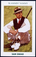 Sam Snead, American golfer (1912-2002), c1950s. Artist: Unknown