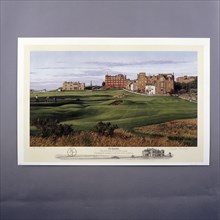 17th hole, Old Course, Royal and Ancient Golf Club of St Andrews, Scotland, 1990. Artist: Linda Hartough