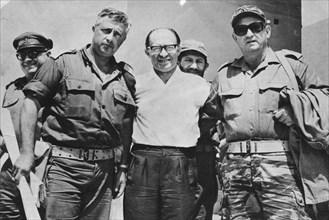 Menachem Begin (1913-1992), 6th Prime Minister of Israel, during the Six Day War, 1967. Artist: Unknown