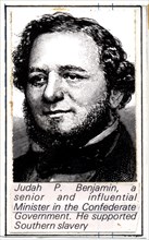 Judah P Benjamin (1811-1884). Artist: Unknown