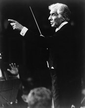 Leonard Bernstein (1918-1990), American composer, 1990. Artist: Unknown
