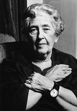 Agatha Christie (1890-1976), British writer. Artist: Unknown