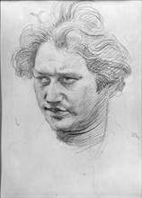 Jacob Epstein (1888-1959), British Sculptor. Artist: Augustus John