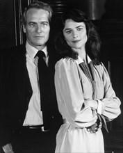 Paul Newman (1925- ), American actor, with Charlotte Rampling (1945- ), British actress, 1982. Artist: Unknown