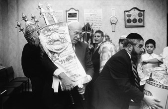 Torah Procession, 1995. Artist: John Nathan
