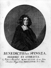Benedict Spinoza (1632-1677), First modern pantheist. Artist: Unknown