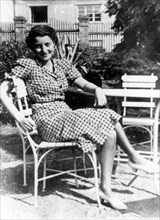 Hannah Senesh (1921-44) relaxing on Kibbutz Sdot Yam, c1943. Artist: Unknown