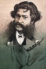 Johan Strauss (1825-1899), Austrian composer famous for his Viennese waltzes and operettas. Artist: Unknown