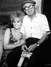 Billy Wilder (1906-2002), the American Producer with Kim Novak (1933- ), American actress, 1964. Artist: Unknown