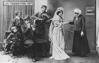 'The Wedding Mitzvah Dance', 1910. Artist: Unknown