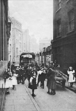 East End street scene, London, 1912. Artist: Unknown