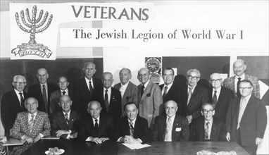 Reunion of veterans of the Jewish Legion from WWI, c1985. Artist: Unknown
