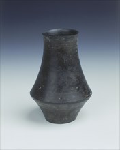 Black pottery beaker, Longshan culture, China, c2500 BC. Artist: Unknown
