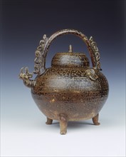 Pottery he with S-stampings, early Warring States period, China, late 5th-early 4th Century BC. Artist: Unknown