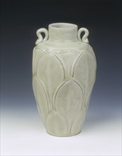 Yue stoneware jar, late Tang dynasty-Five Dynasties period, China, 10th century. Artist: Unknown