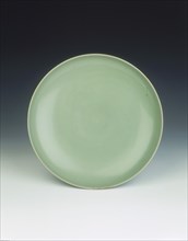 Green Jun stoneware saucer, Northern Song dynasty, China, 11th-early 12th century. Artist: Unknown