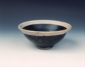 Cizhou white-rimmed temmoku tea bowl, Northern Song dynasty, China, 11th century. Artist: Unknown