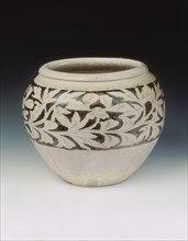 Konwa stoneware jar, Liao dynasty, China, 11th-early 12th century. Artist: Unknown